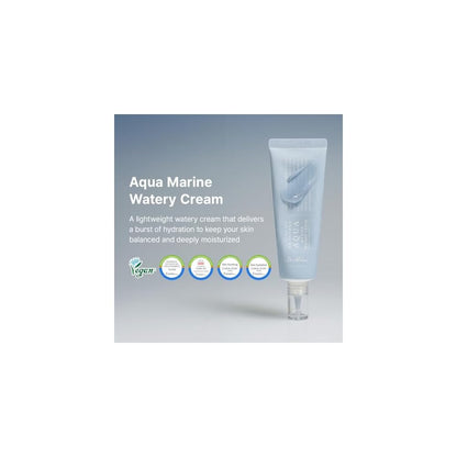 Dr.Althea Aqua Marine Watery Cream | Daily Face Moisturizer for All Skin Types | Deep Hydration Face Cream with Hyaluronic Acid | Vegan Korean Skincare, 1.69 Fl Oz