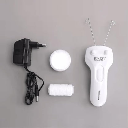 ENZO EN-6089 Electric Cotton Thread Body & Facial Hair Removal Epilator for Women - Precision Hair Removal with Gentle, Effective Results, 220-240V,