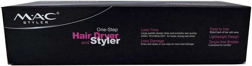 MAC styler Hair Straightener Comb Blow Dryer MC-6665 Professional Brush Hair Straightener Hair Dryer For Ladies