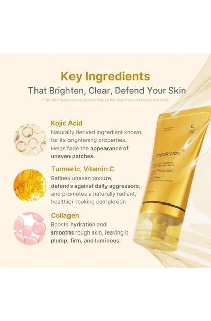 MEDICUBE Kojic Acid Turmeric Night Wrapping Mask 75 ML