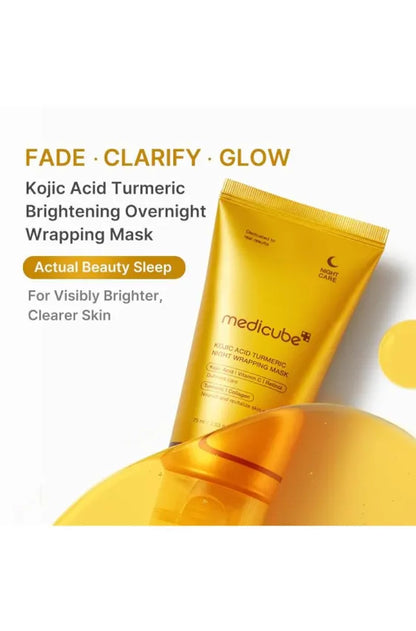 MEDICUBE Kojic Acid Turmeric Night Wrapping Mask 75 ML