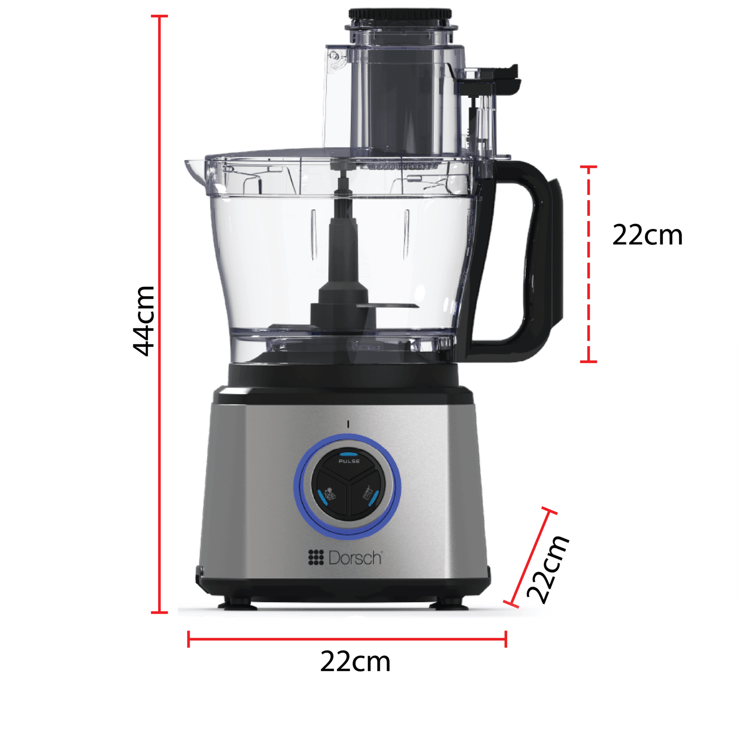 Dorsch Food Processor – 1000 W DH-07210 - Buyitlb
