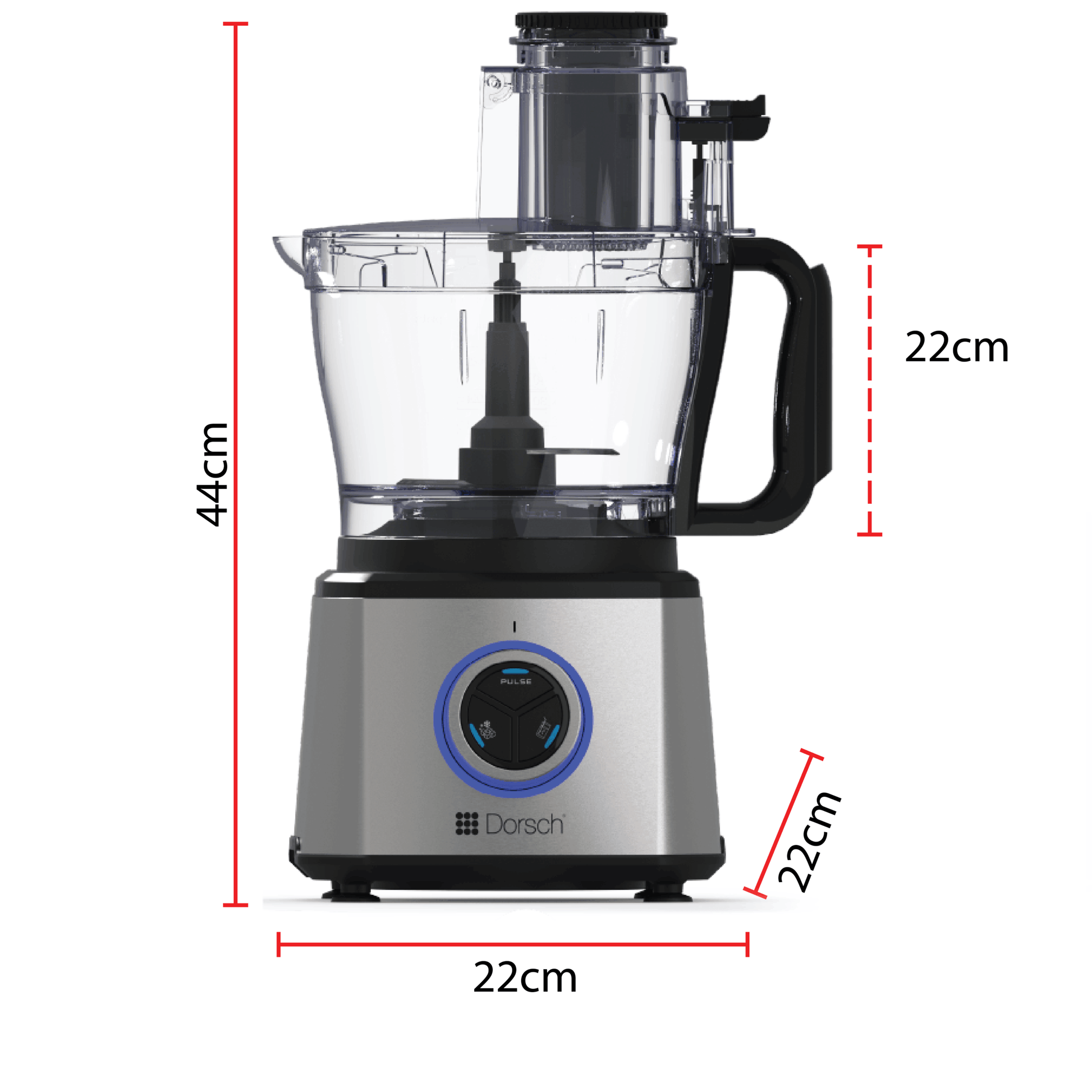 Dorsch Food Processor – 1000 W DH-07210 - Buyitlb
