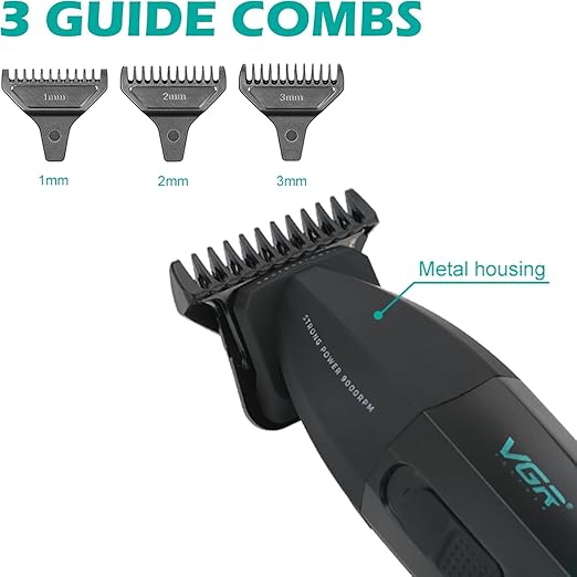VGR 906 Professional Hair Clippers for Men, Cordless Barber Clippers and Trimmers Set, Zero Gap T-Blade Hair Cutting Kit, BuyIt.lb