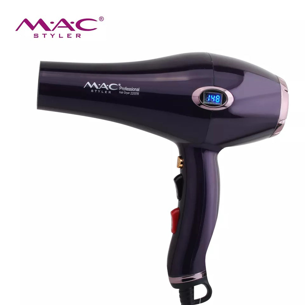 MAC mc-6685 Proffesional Hair Dryer with Temperature Indicator
