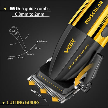 VGR 285 Fresh Fade Hair Clippers for Men, 9000RPM Professional Barber Clippers for Hair Cutting, Cordless Small Hair Trimmer Lightweight Versatile Barber Kit with 6 Magnetic Guide Combs, LED Display BuyIt.lb