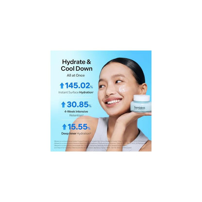 Torriden DIVE IN Hyaluronic Acid Soothing Cream 100ml (3.38 fl. oz) | Revitalizing Facial Moisturizer for Sensitive and Dry Skin | Hyaluronic Acid, Panthenol, Allantoin