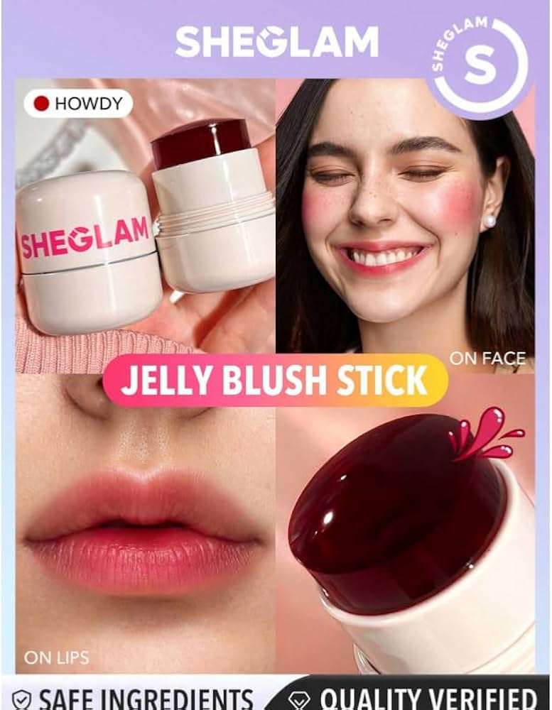 SHEGLAM Jelly-Licious Hydrating Lip & Blush Tint-Howdy