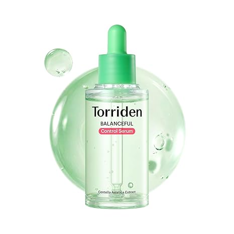Torriden BALANCEFUL Control Serum 50ml (1.69 fl.oz.) | Daily Sebum & Oil Control for Sensitive Skin | 5D Complex Cica, 4% Niacinamide | Korean Facial Serum
