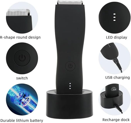 Meridian Ball Trimmer Men, Body Hair Trimmer Men, Ball Shaver Men, Pubic Hair Trimmer Men, Body Shaver Men, Body Trimmer for Men, Body Groomer for Men
