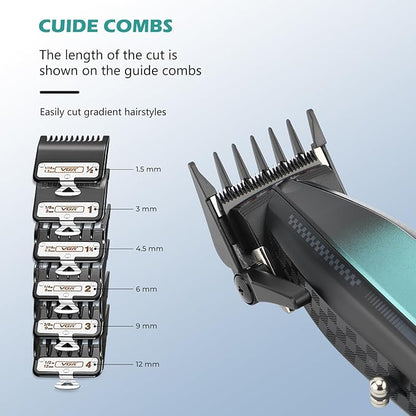 VGR 270 Hair Clippers for Men Professional, Low Noise Cordless High Speed 9000 RPM Fresh Fade Ceramic Blade Barber Clippers,