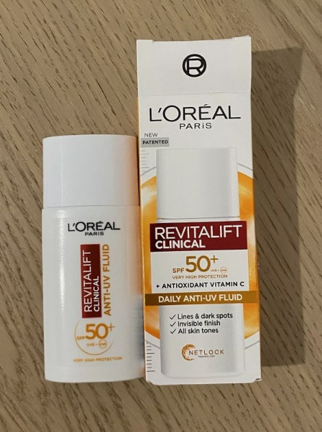 L'Oréal Paris Revitalift Clinical Vitamin C UV Fluid SPF 50+ Moisturiser 50ml