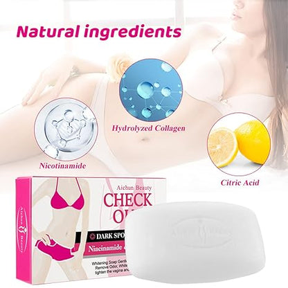 AICHUN BEAUTY Imported Product Face Body Collagen Soap Clean Private Parts 40g/1.41oz