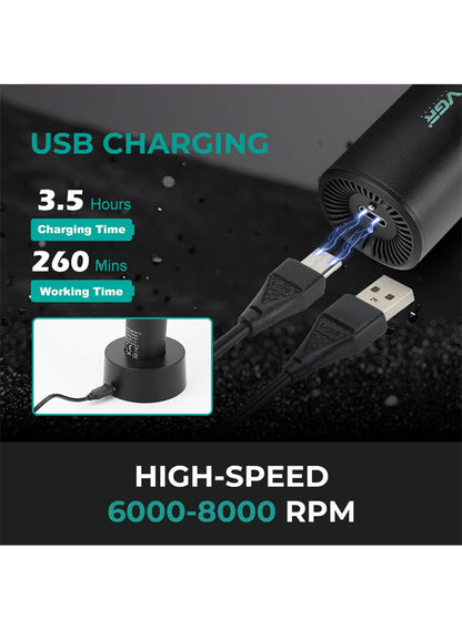 Professional Rechargeable Metal Cordless Hair Clipper With LED Display V-977 BuyIt.lb