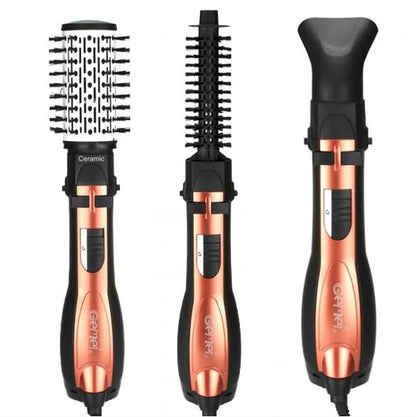 Gemei GM 4828 PRO Dryer Curling Iron Ceramic Ionization Brush 3 in 1