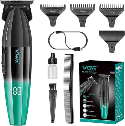 VGR 906 Professional Hair Clippers for Men, Cordless Barber Clippers and Trimmers Set, Zero Gap T-Blade Hair Cutting Kit, BuyIt.lb