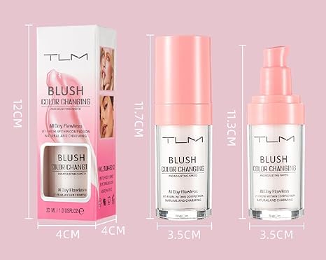 TLM Foundation Color Changing,and Adjusting Naked,All Day Flawless Makeup,Lit-From-Within complexion,Natural and Charming,Luminzing Satin Face Color(30ML)