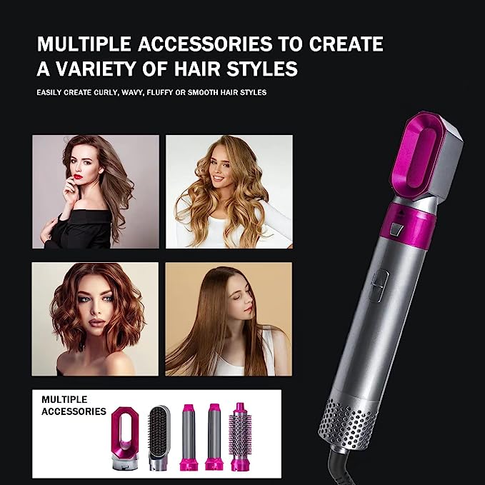 5 in 1 Hair Styler, 2023 New Updated Air Styler with Hot Air Brush, Ai –  BuyIt.lb