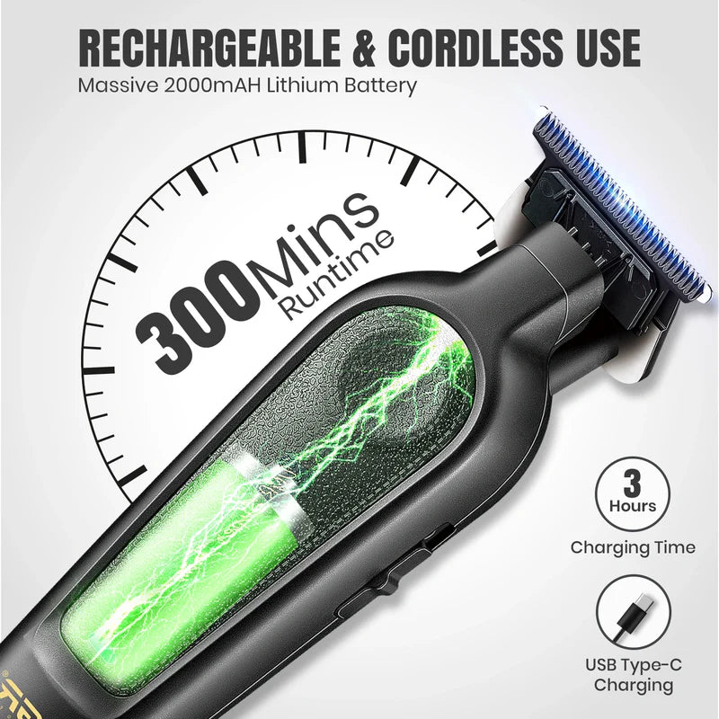 VGR V-995 Professional Hair Trimmer for Men (Black)