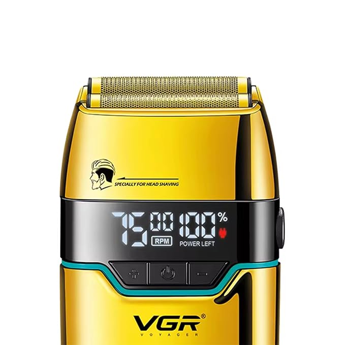VGR V-350 Professional Foil Shaver With Ultimate Precision for Bald Head & Beard Shaving for Men