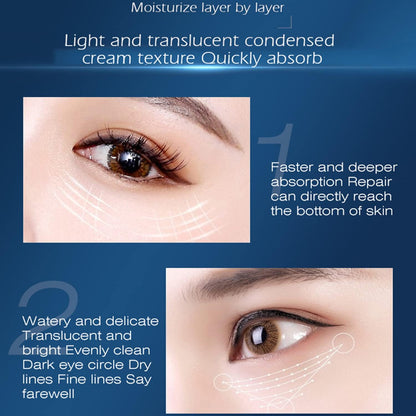 DISAAR BEAUTY Argan Oil Eye Essence Hyaluronic Acid Anti-Wrinkle Anti-Aging Remove Eyes Pouch 25ml/0.88fl.oz