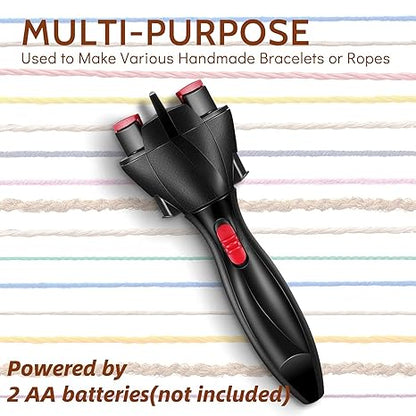 Automatic Hair Braider, Tail Comb & Electronic Braiding Machine - Roller Styling Tool for Tangling
