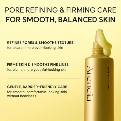 Arencia Retinal Booster Shot Serum, Firming Advanced Night Serum with Caffeine and Ectoin for Mature Skin, Pore Minimizing, WFine Lines & Wrinkles, Korean Skincare 30ml