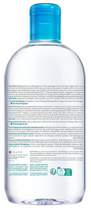 BIODERMA Hydrabio H2O 500ml