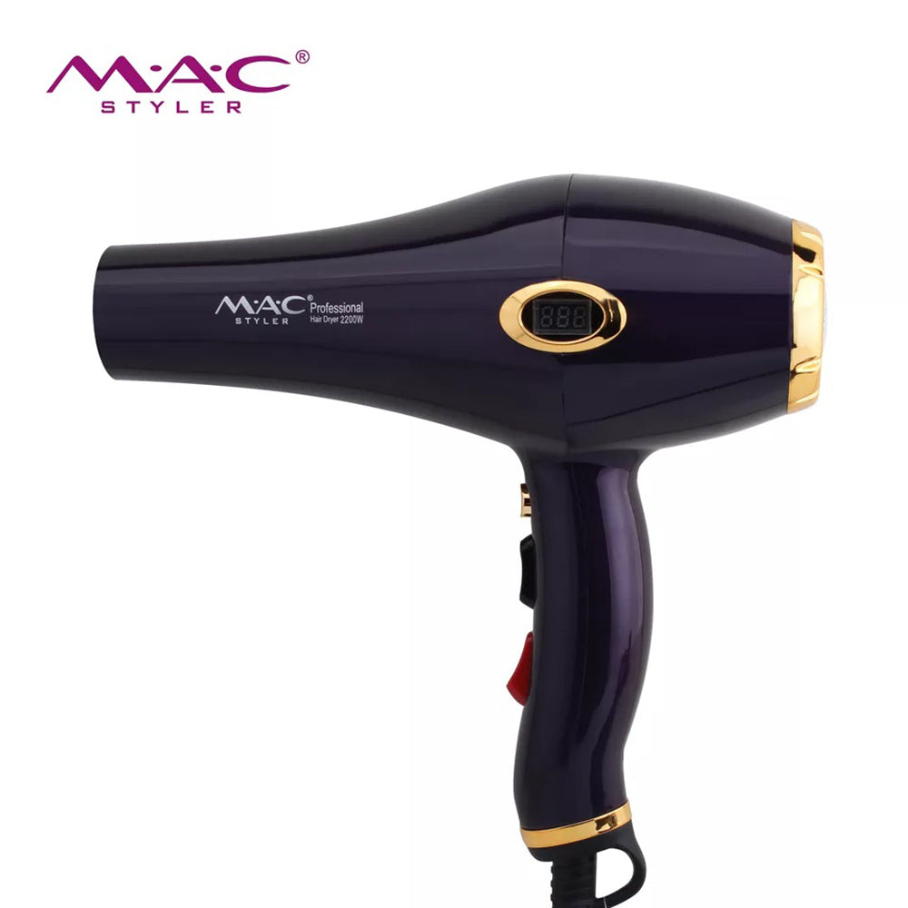 MAC mc-6685 Proffesional Hair Dryer with Temperature Indicator