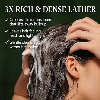 Nature Triangle Shampoo Bar, Usman Grass Shampoo Bar, Natural Seven Green Soap For Hair Care Nourish, For Women & Men 2PC