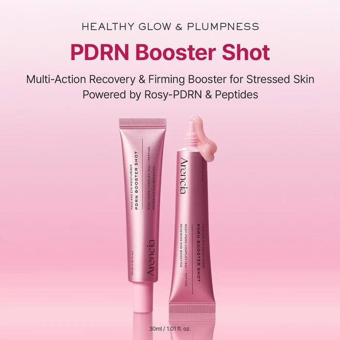 Arencia PDRN Booster Shot Serum, Rosy-PDRN & Peptides for Glowy, Healthy Skin, 30ml/1.01 fl oz