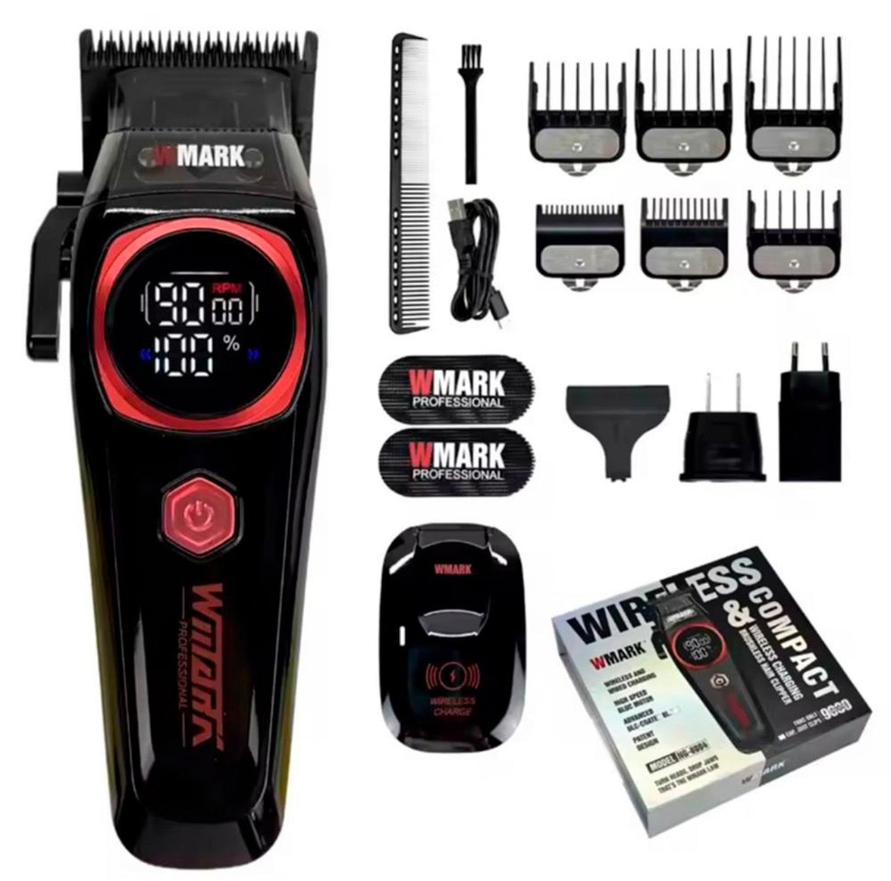 WMARK NG-8004 Wireless Charging Hair Clipper