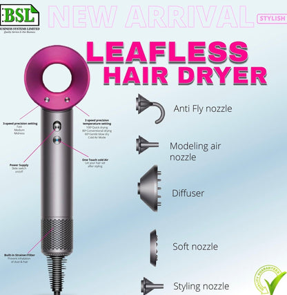 SUPERSONIC™ LEAFLESS 5 IN 1 HAIR DRYER LATEST TECHNOLOGY HD03