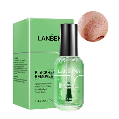 Lanbena Plants Pore Peel off Mask Blackhead Remover Nose Strips Black Head Remover Pore Cleaning Strip Blackhead Nose Strips