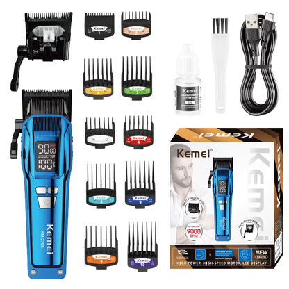 KEMEI km-2796 Hair Trimmers Clippers Professional Cordless 4600mah Lasting Rechargeable Hair Trimmers Clippers