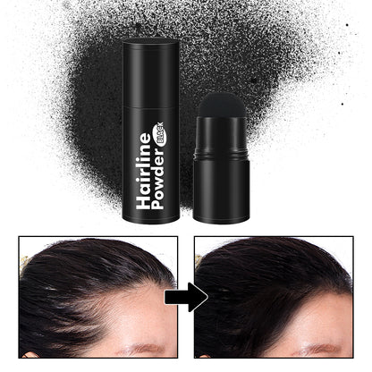 Disaar Black Waterproof Hairline Shadow Powder Stick Decorate Natural Coverage Long-Lasting Makeup Hair Line Styling Powder