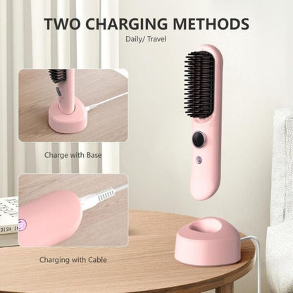 2-in-1 Digital Display Hair Styler & Beard Straightener