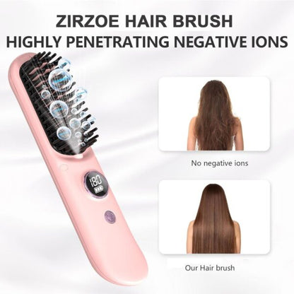 2-in-1 Digital Display Hair Styler & Beard Straightener