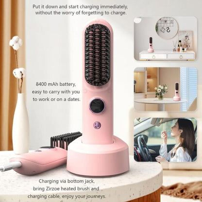2-in-1 Digital Display Hair Styler & Beard Straightener