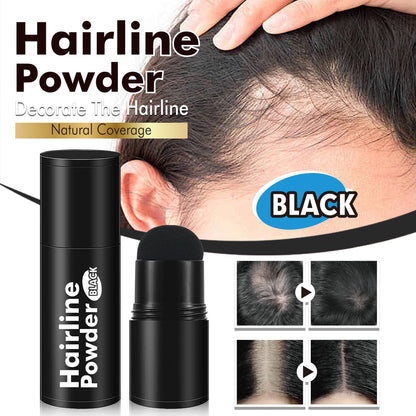 Disaar Black Waterproof Hairline Shadow Powder Stick Decorate Natural Coverage Long-Lasting Makeup Hair Line Styling Powder