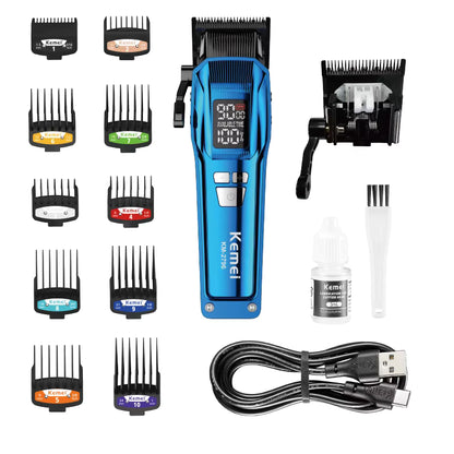 KEMEI km-2796 Hair Trimmers Clippers Professional Cordless 4600mah Lasting Rechargeable Hair Trimmers Clippers