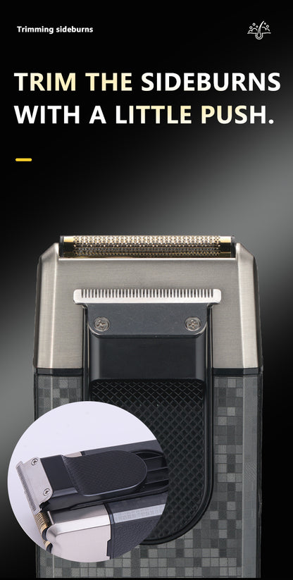Kemei Rechargeable Cordless Men's Triple Reciprocating Blade Shaver Beard Trimmer Facial Care Multifunction Powerful Trimmer KMT410