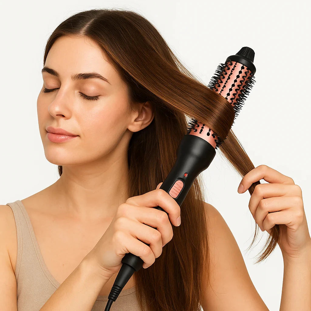 Thermal Brush, 32Mm Heated Curling Brush For Perfect Straight Hair And Voluminous Curls BuyIt.lb