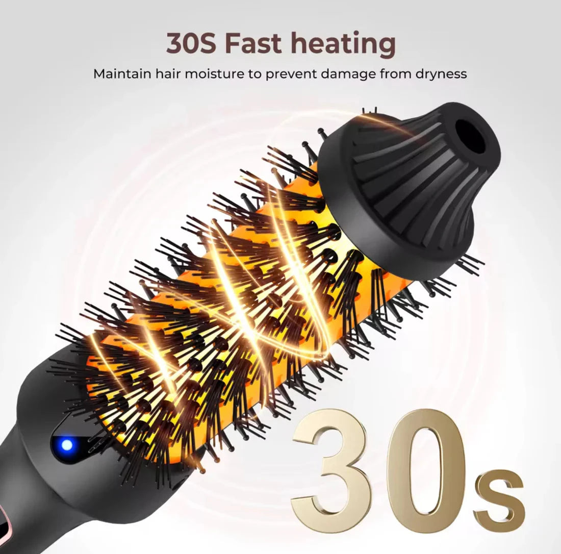 Thermal Brush, 32Mm Heated Curling Brush For Perfect Straight Hair And Voluminous Curls BuyIt.lb