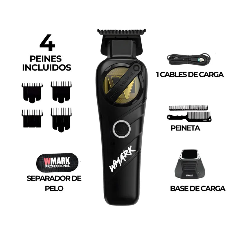 Hair Clipper + Trimmer Kit Wmark NG-8613 Black