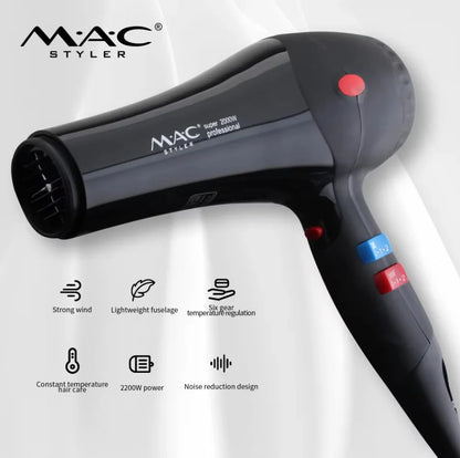 MAC Styler Professional Hair Dryer 2000W MC-6637