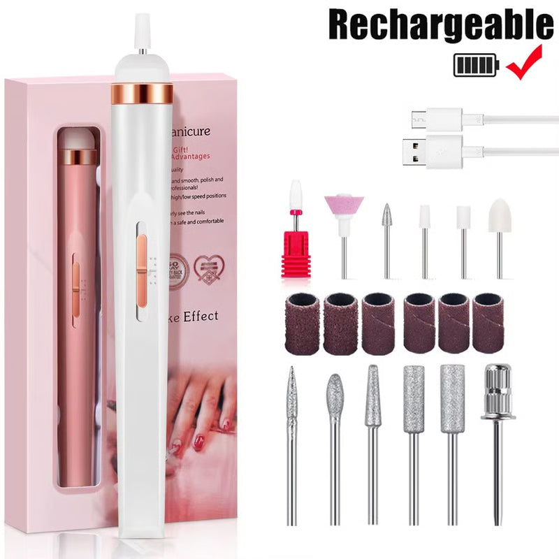 Finishing Touch Salon Nails - Professional Manicure Set for an at-Home Salon Experience - Files, Buffs, Shines, and Polishes for Instantly Beautiful Nails