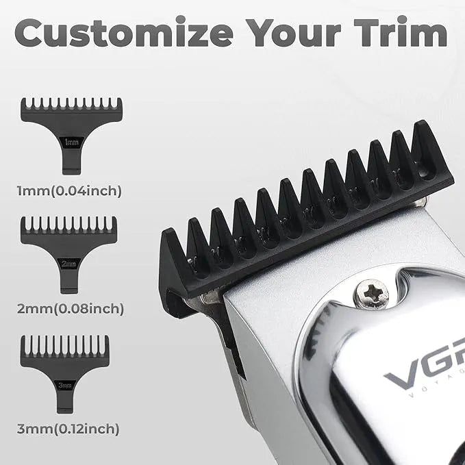 VGR V-071 Professional Hair Trimmer & Beard Clipper Kit | 120-Min Cordless Use | USB Fast Charging