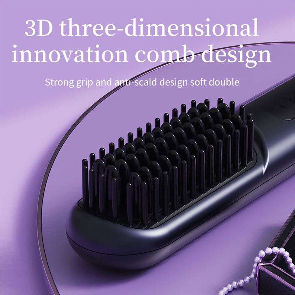 Electric Straightening and Curling Brush YX-228