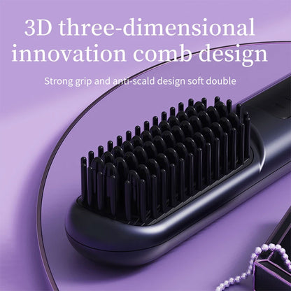 Electric Straightening and Curling Brush YX-228